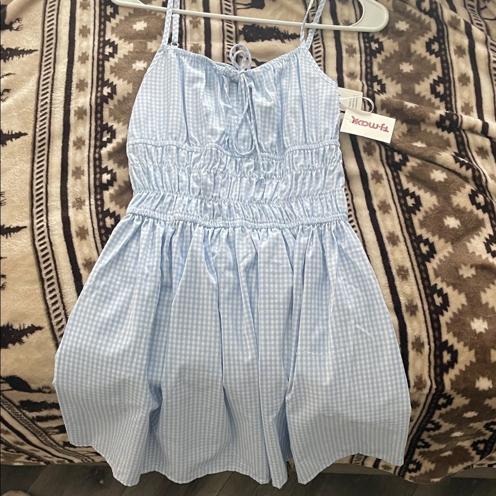 Blue Gingham Dress